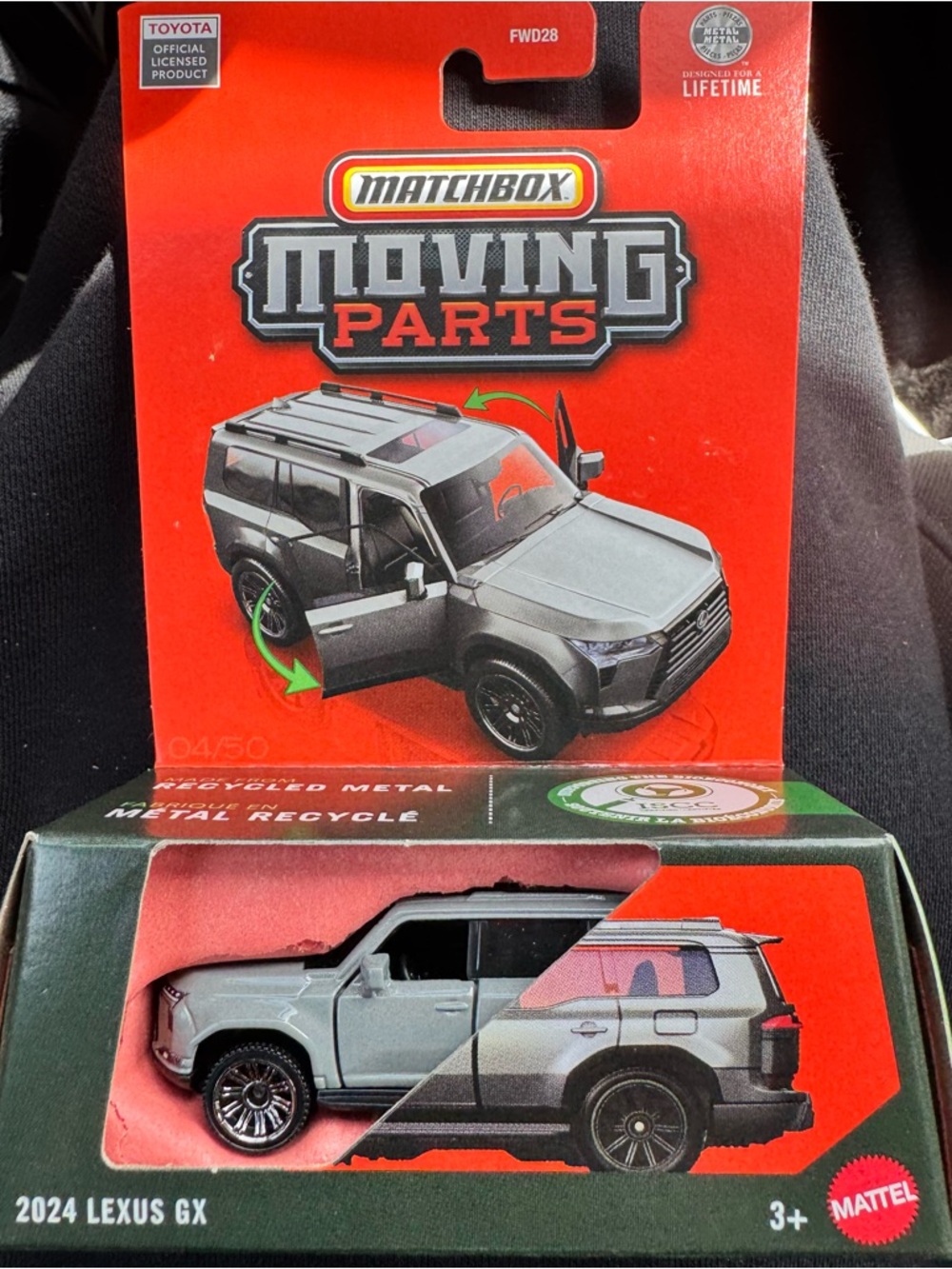 Matchbox 2024 Lexus GX Toy SUV - Gray